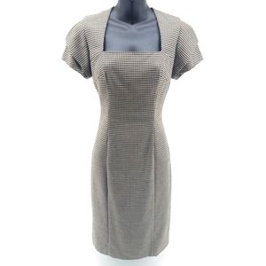 DIANE VON FURSTENBERG Houndstooth Oragami Dress